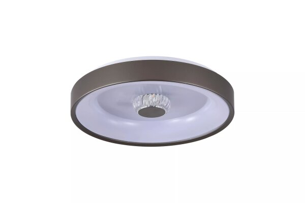 LED Deckenleuchte dimmbar 3000K Metall Bronze-Braun
