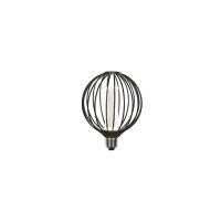 LED Leuchtmittel 4000K Metall Schwarz E27 &Oslash;14 cm K&auml;fig