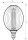 LED Leuchtmittel 4000K Metall Gold E27 Ø12,5 cm Käfig
