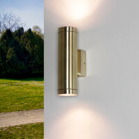 Up Down luminaire extérieur laiton massif IP64...
