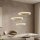 LED Pendelleuchte CCT 2700-4000K Sandfarben B:45 cm