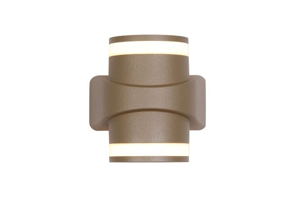 LED Außenleuchte 3000K Aluminium Gold IP65 H:14,1 cm