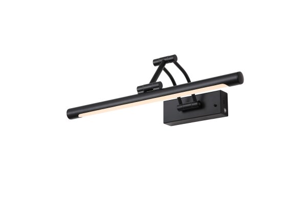 LED Wandleuchte Akku 3000-6500K Metall Schwarz kabellos
