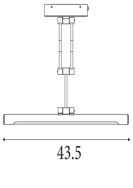 LED Wandleuchte Akku 3000-6500K Metall Schwarz kabellos