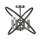 Deckenlampe Metall Zinn Schwarz E14 Ø45 cm Ringe