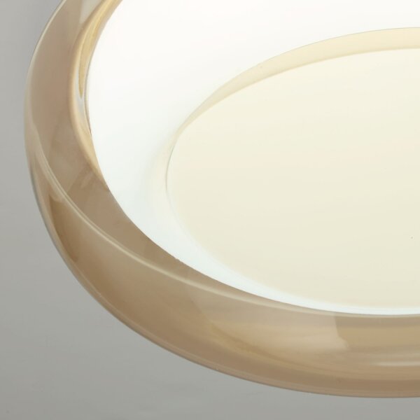 LED Deckenleuchte 3000-6000K Metall Bernstein Ø40 cm