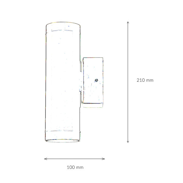 Wandlampe Außen Messing IP64 rostfrei Up Down Haus