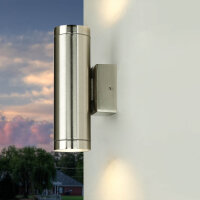 Lampe murale extérieure laiton IP64 inoxydable Up...