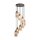 Pendelleuchte Glas Metall Bronze Bernstein E27 Ø40 cm