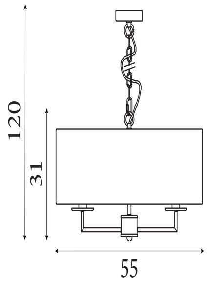 Pendelleuchte dimmbar Kunstseide Silber Weiß E14 Ø55 cm