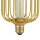 LED Leuchtmittel 4000K Glas Metall Gold E27 H:16,9 cm