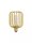 LED Leuchtmittel 4000K Glas Metall Gold E27 H:16,9 cm