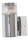 Applique murale ext&eacute;rieure chrome en laiton inoxydable GU10