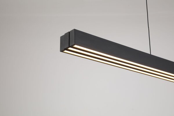 LED Pendelleuchte 2700-6000K Aluminium Schwarz L:95 cm