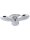 LED Deckenlampe 4000K Glas Metall Chrom L:44 cm oval