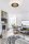 LED Deckenlampe dimmbar 3000K Metall Schwarz Ringe rund