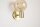 Wandleuchte Glas Messing Champagner G9 IP44 H:12,4 cm