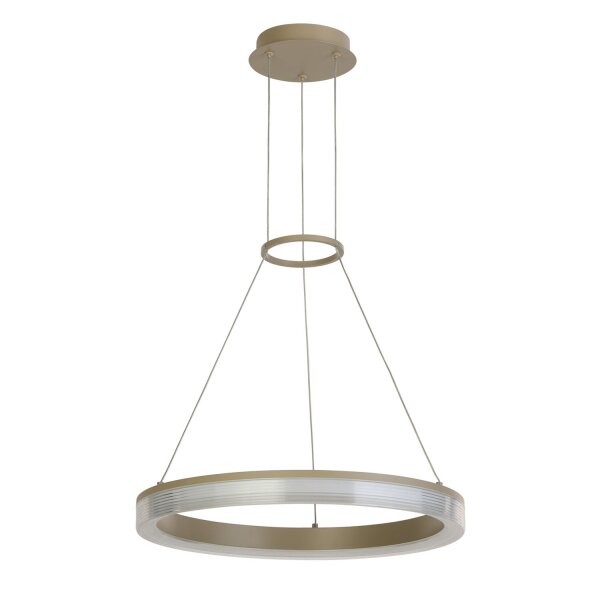 LED Hängelampe CCT 2700-4000K Metall Sandfarben Ø45 cm
