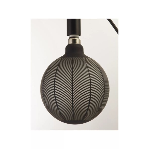 LED Leuchtmittel 1800K Glas Schwarz E27 H:28,5 cm