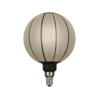 LED Leuchtmittel 1800K Glas Schwarz E27 H:28,5 cm