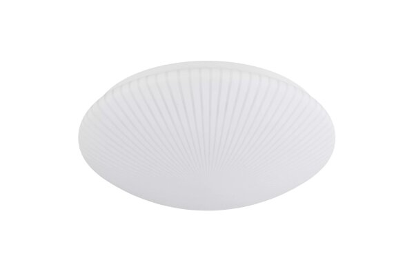 LED Deckenlampe 2700-4000K Metall Weiß Ø38,5 cm flach