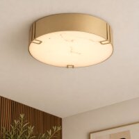 LED Deckenlampe 3000K Metall Harz Gold IP44 &Oslash;35 cm rund