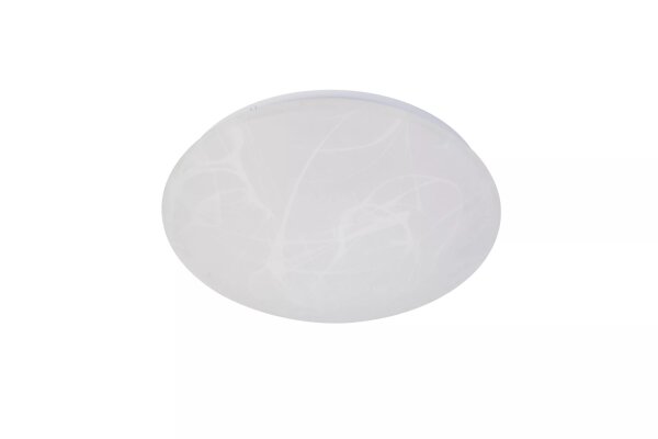 LED Deckenlampe CCT 2700-4000K Metall Weiß Ø29 cm flach