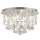 Deckenlampe Metall Kristallglas Chrom G9 Ø45 cm rund
