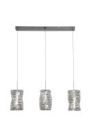 LED Pendelleuchte 4000K Kristallglas Chrom L:80 cm