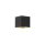 Wandleuchte Up Down Aluminium Schwarz Gold G9 B:9,7 cm