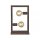 Tischlampe Metall Rostbraun E27 H:46 cm Kabelschalter