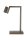 Tischlampe flexibel Aluminium Bronze-Braun GU10 H:40 cm
