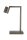 Tischlampe flexibel Aluminium Bronze-Braun GU10 H:40 cm