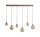 LED Hängelampe dimmbar 2700-4000K Bronze Champagner