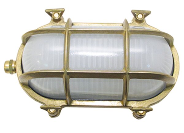 Applique extérieure laiton ovale IP64 style marin