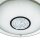 LED Deckenleuchte 4000K Glas Metall Chrom IP44 Ø31 cm