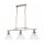 Pendelleuchte Glas Metall Messing Antik E27 L:95 cm