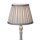 Lampenschirm Seide Silber E14 E27 Ø20 cm Plissee Loft