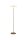 LED Stehleuchte dimmbar 3000K Glas Messing H:142 cm