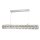 LED Hängelampe 3000K Glas Metall Kristall Chrom L:91 cm