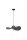 Pendelleuchte Metall Filz Schwarz E27 L:47 cm modern