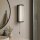 LED Wandlampe Zugschalter 3000K Glas Schwarz H:35 cm