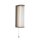 LED Wandleuchte Zugschalter 3000K Glas Gold H:35 cm