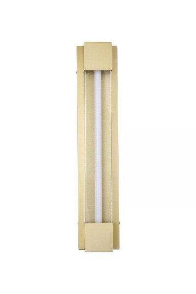 LED Wandlampe 3000K Edelstahl Gold IP44 H:60 cm modern