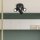 Deckenspot flexibel Metall Schwarz GU10 IP44 Ø28 cm