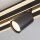Deckenstrahler drehbar Metall Schwarz GU10 L:68 cm