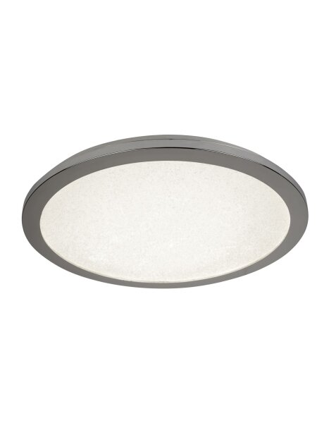 LED Deckenlampe 4000K Kristall Chrom IP44 Ø40 cm rund