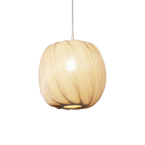 Lampenschirm Bambus Geflecht Beige E14 E27 Ø30 cm Loft