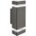 Außenleuchte Aluminium Glas Grau GU10 IP44 H:23,5 cm