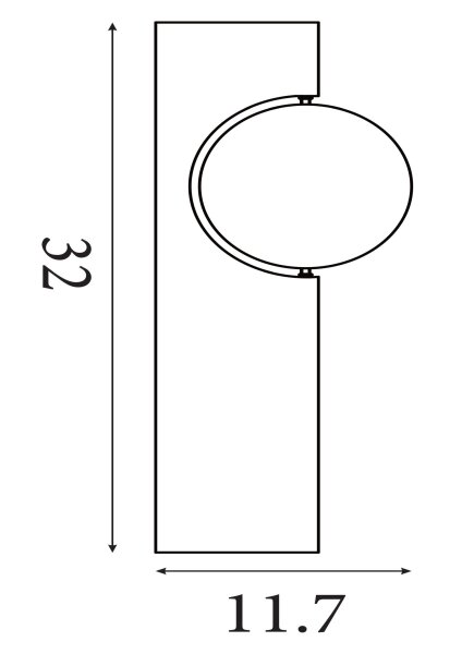 LED Wandleuchte schwenkbar 3000K Metall Sandschwarz